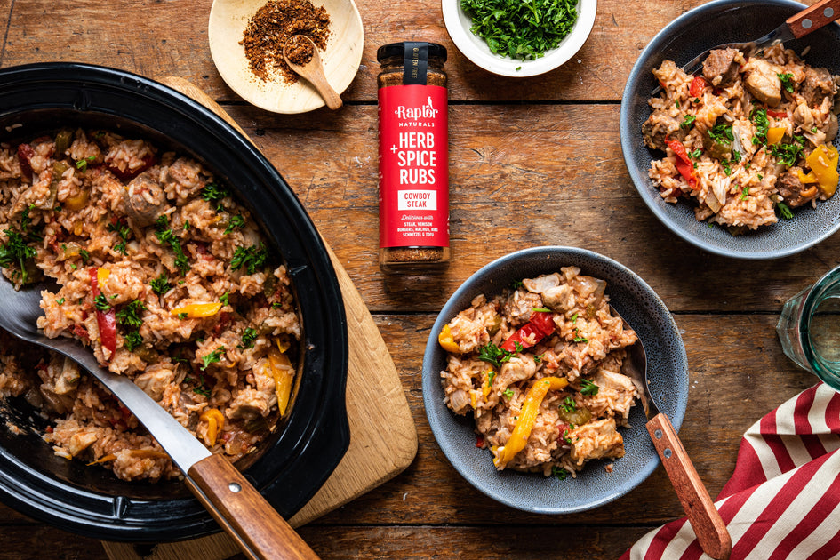 Chicken &amp; Chorizo Jambalaya
&ndash; Raptor Naturals