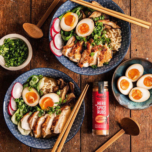 Quick & easy Chicken Ramen with fried shitake + 'Ramen Eggs' – Raptor ...
