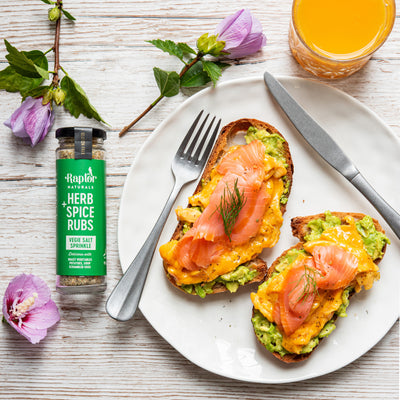 Smoked Salmon and Soft Scrambled Egg with Avo Toast