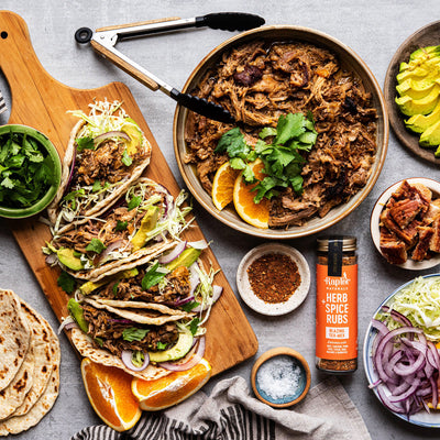 Mexican 'Carnitas' Pulled Pork Tacos
