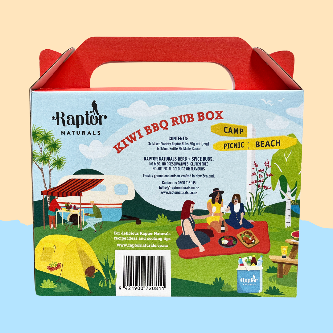 Rub Box NZ Made BBQ Raptor Rubs Gift Set – Raptor Naturals