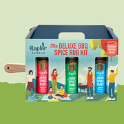 NEW Deluxe BBQ Spice Rub Kit + Wooden Serving Board