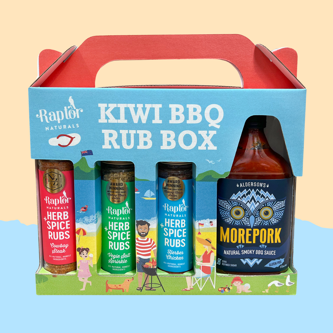 Rub Box Award Winning BBQ Spice Rubs NZ – Raptor Naturals